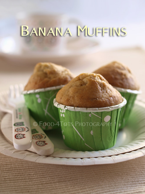 banana muffins, muffins, banana, food for toddlers