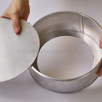 round cake tin, detachable base, baking