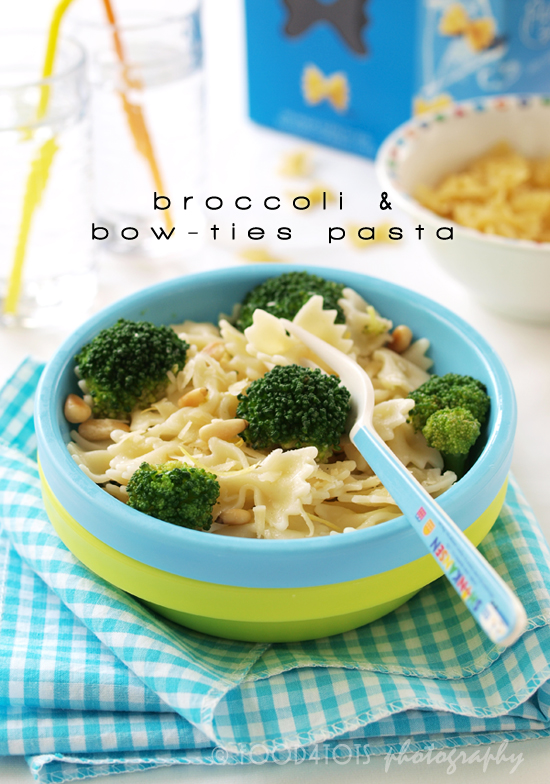 broccoli and bow-tie, bow-tie pasta, broccoli, food-4tots, Food For Tots, toddlers, kids