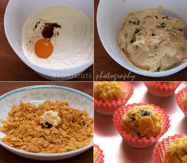 cornflake cookies, cornflakes cookies, raisin cornflake cookies, Chinese New Year cookies, festive cookies, Hari Raya cookies, food for tots, recipes for toddlers, cornflake biscuits, picky eaters, snack