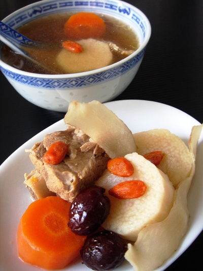 huai shan, soup, Chinese yam, nagaimo, kid, toddler, food for tots