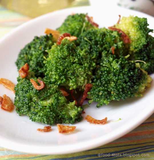 broccoli, how to blanch, tip, kid, toddler, food for tots