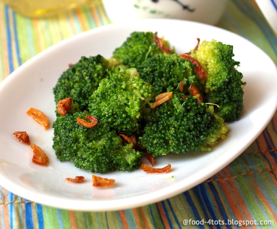 broccoli, how to blanch, tip, kid, toddler, food for tots